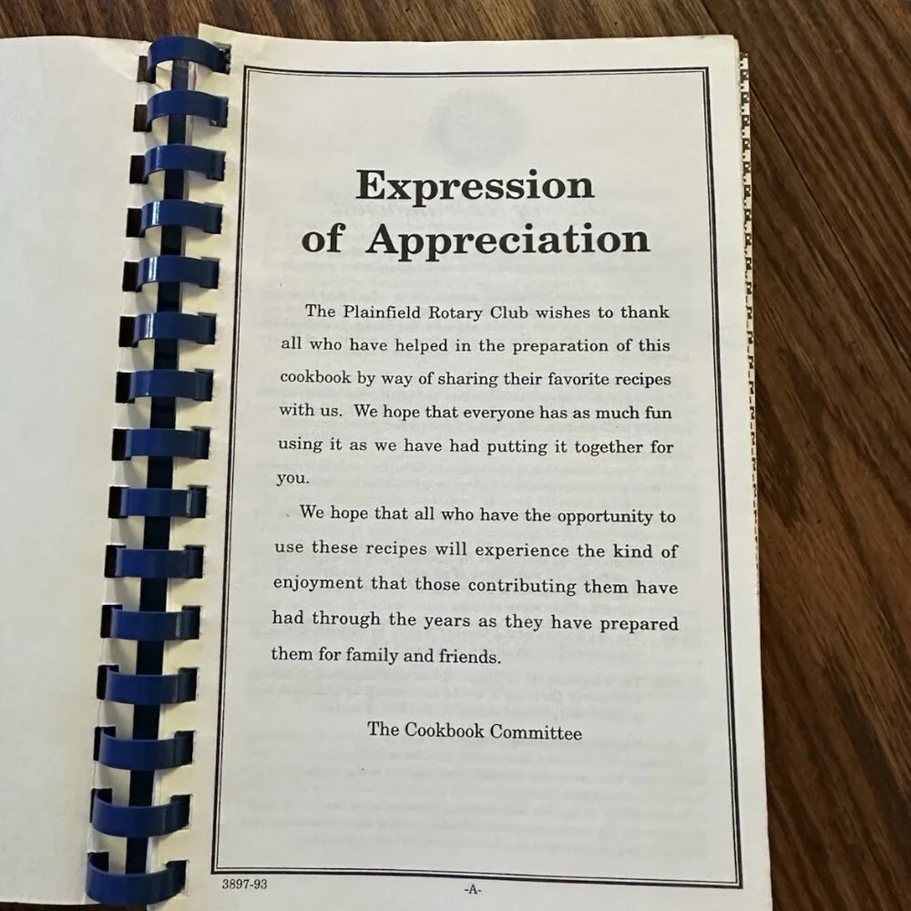 Treasured‎ Recipes Rotary Club Of Plainfield Connecticut